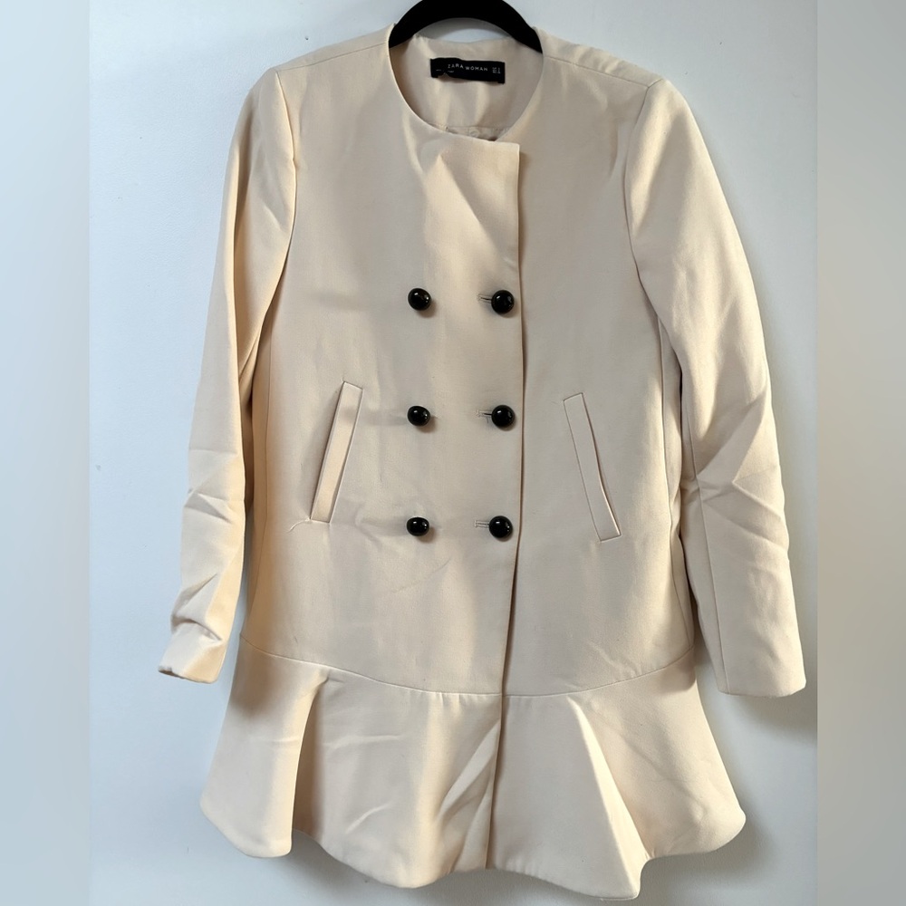 ZARA Peplum Winter Coat